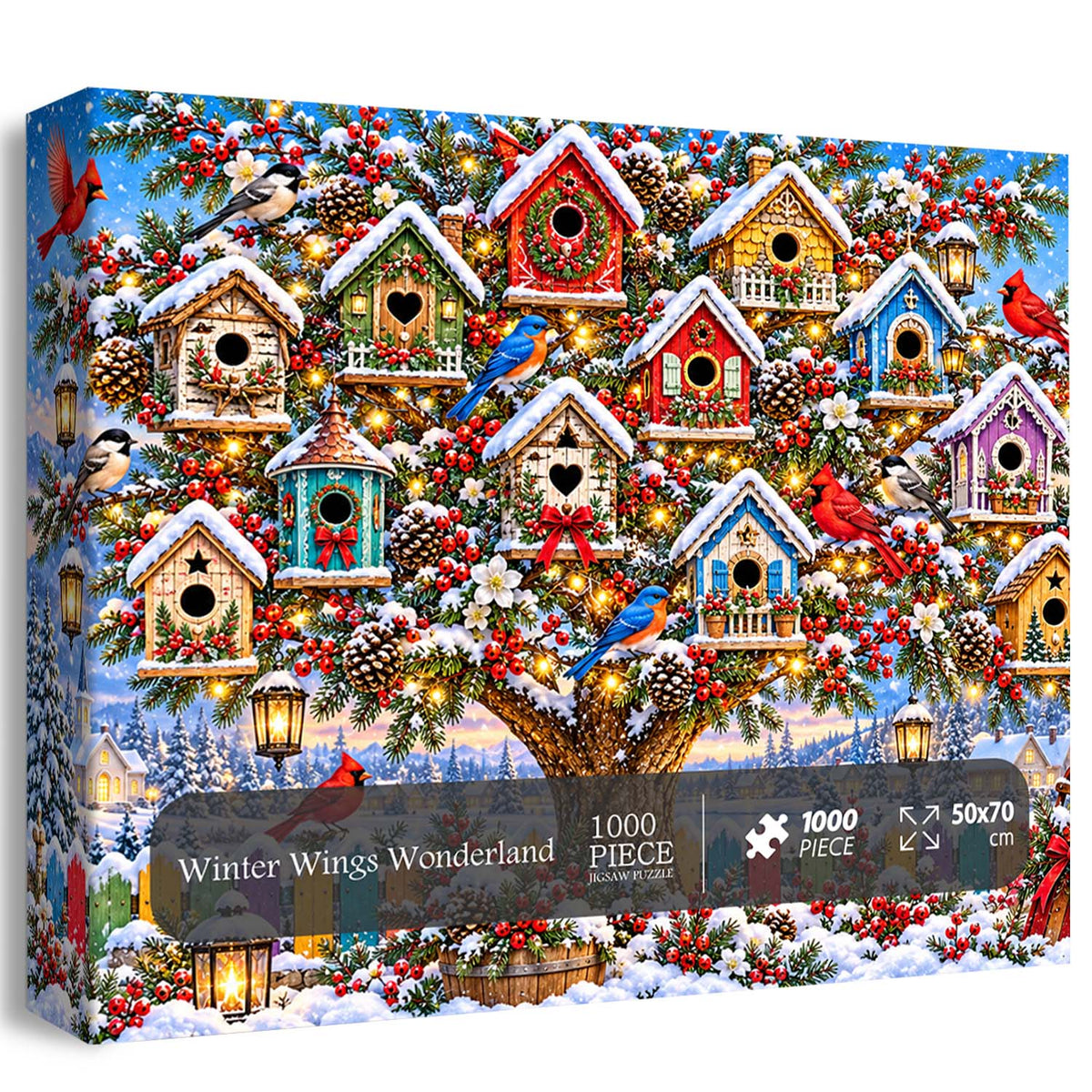 Winter Wings Wonderland Jigsaw Puzzle 1000 Piece