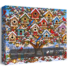 Winter Wings Wonderland Jigsaw Puzzle 1000 Piece