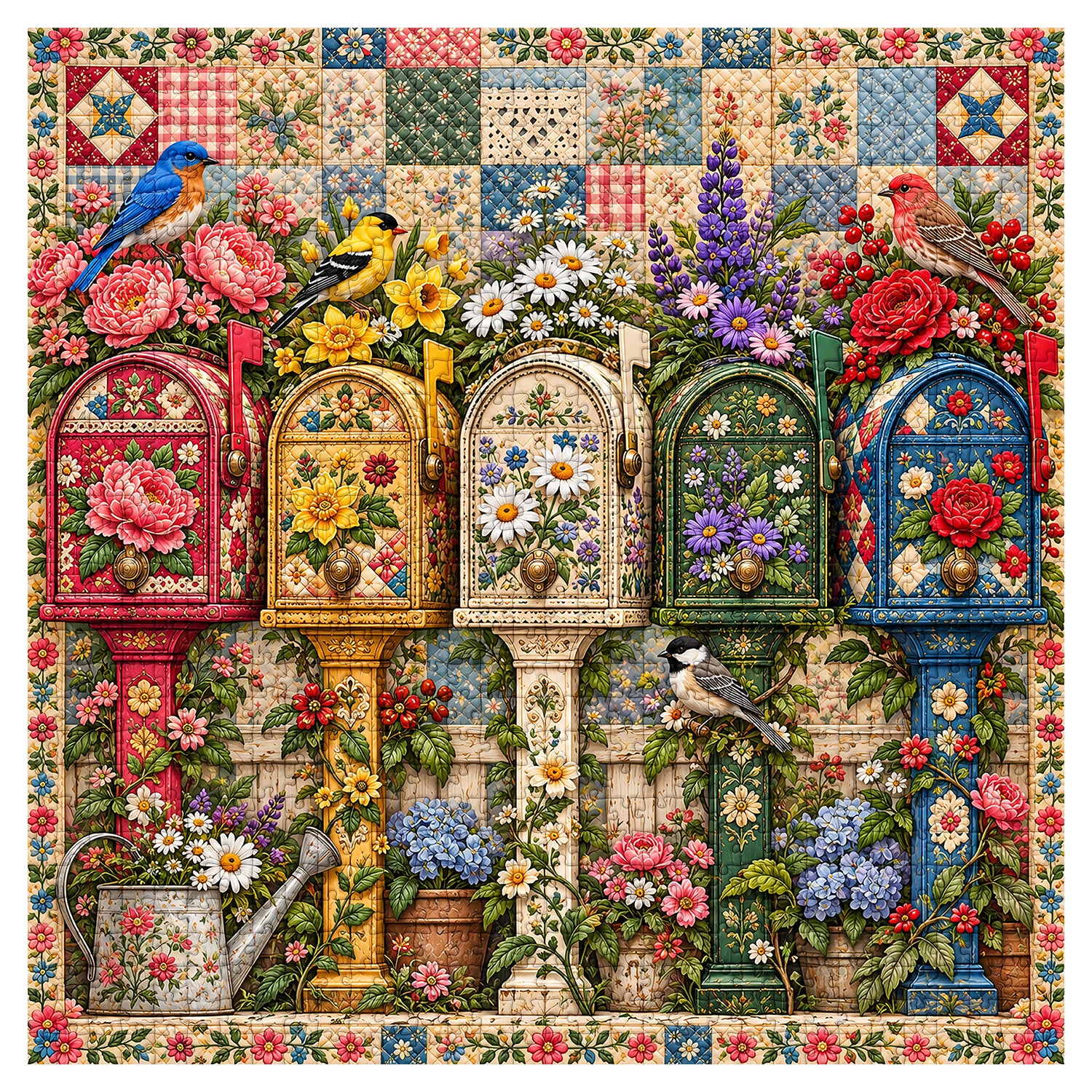 Letters from the Flower Garden Jigsaw Puzzle 1000 Piece