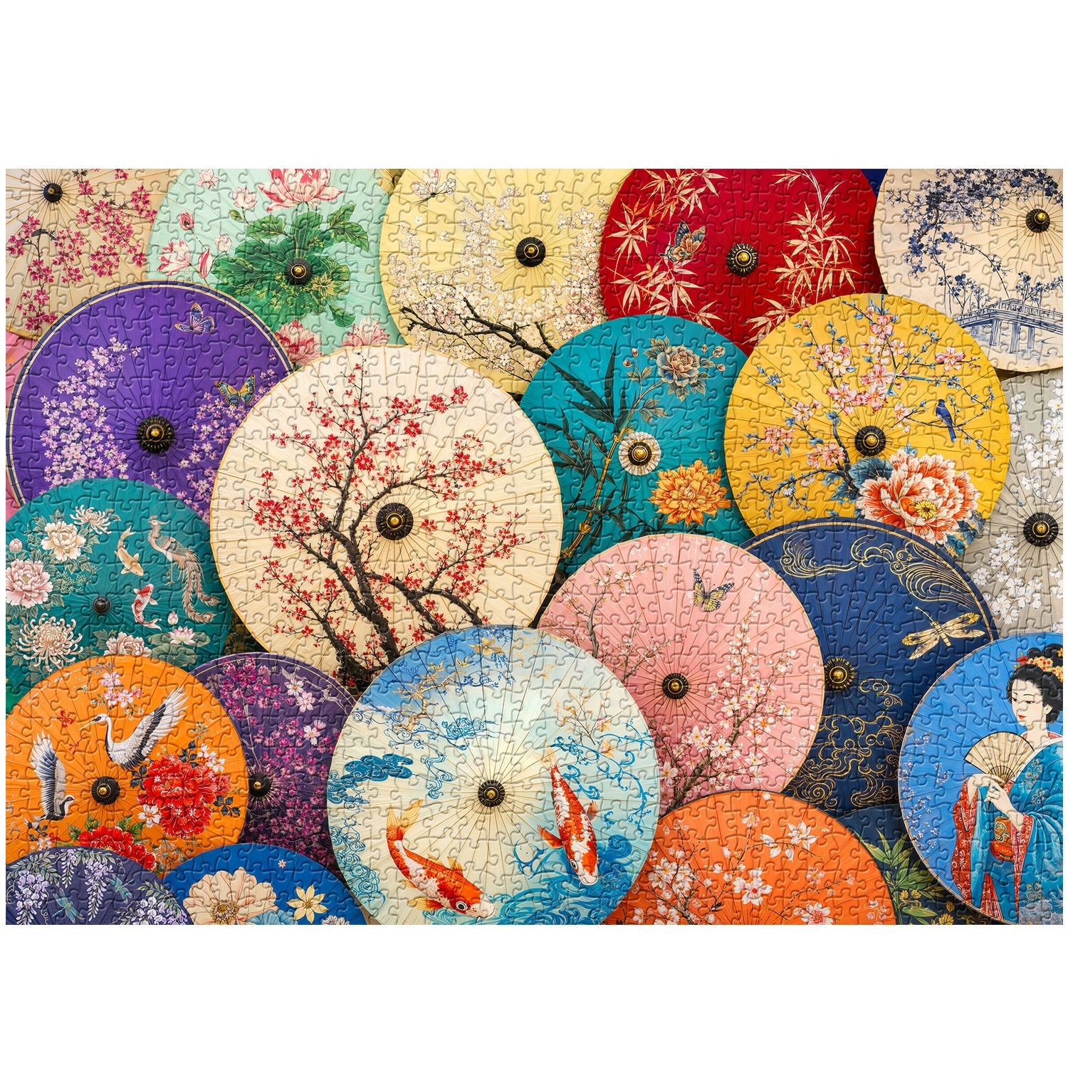 Umbrella Art Jigsaw Puzzle 1000 Piece