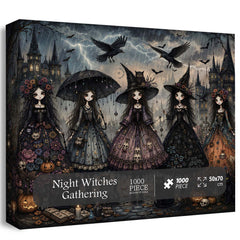 Night Witches Gathering  Jigsaw Puzzle 1000 Pieces