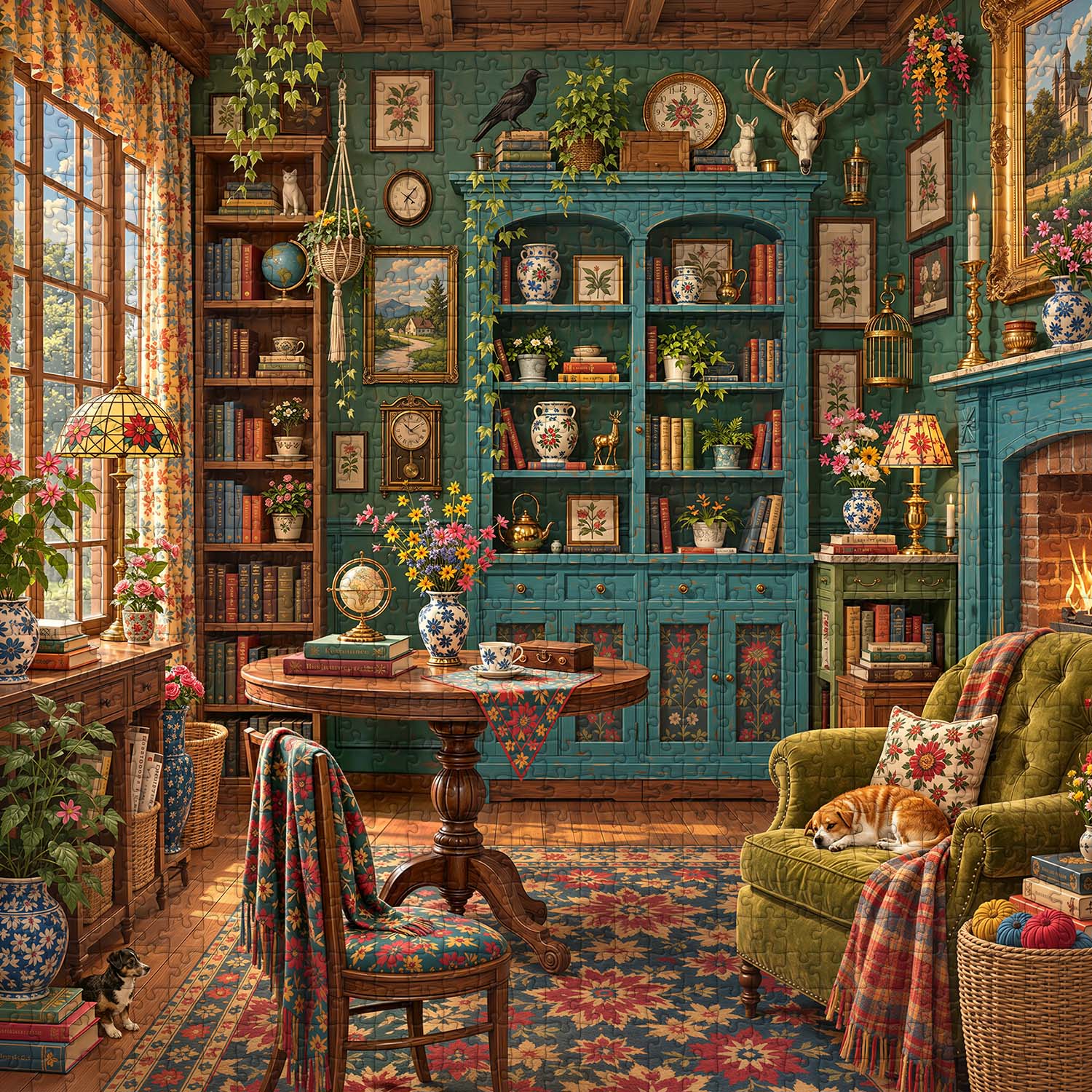 Cozy Cottage Jigsaw  Puzzle 1000 Piece
