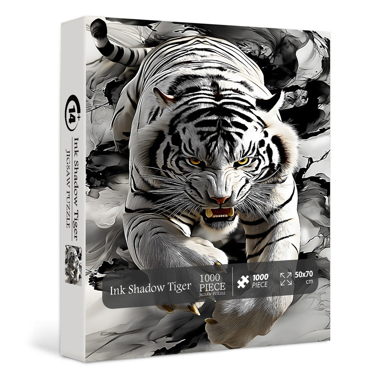 Ink Shadow Tiger Jigsaw Puzzle 1000 Pieces
