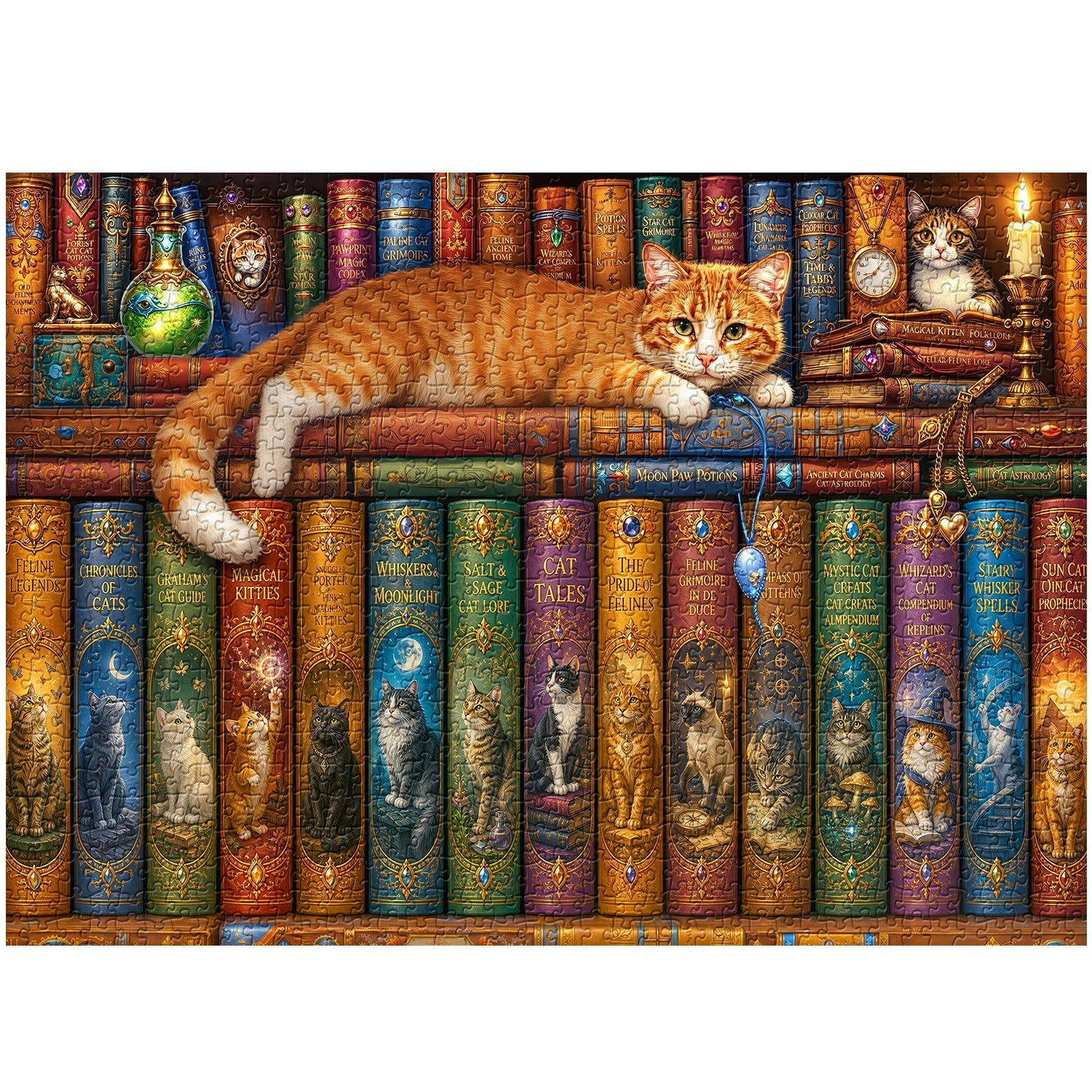 Magic Cat Lore  Jigsaw Puzzle 1000 Piece