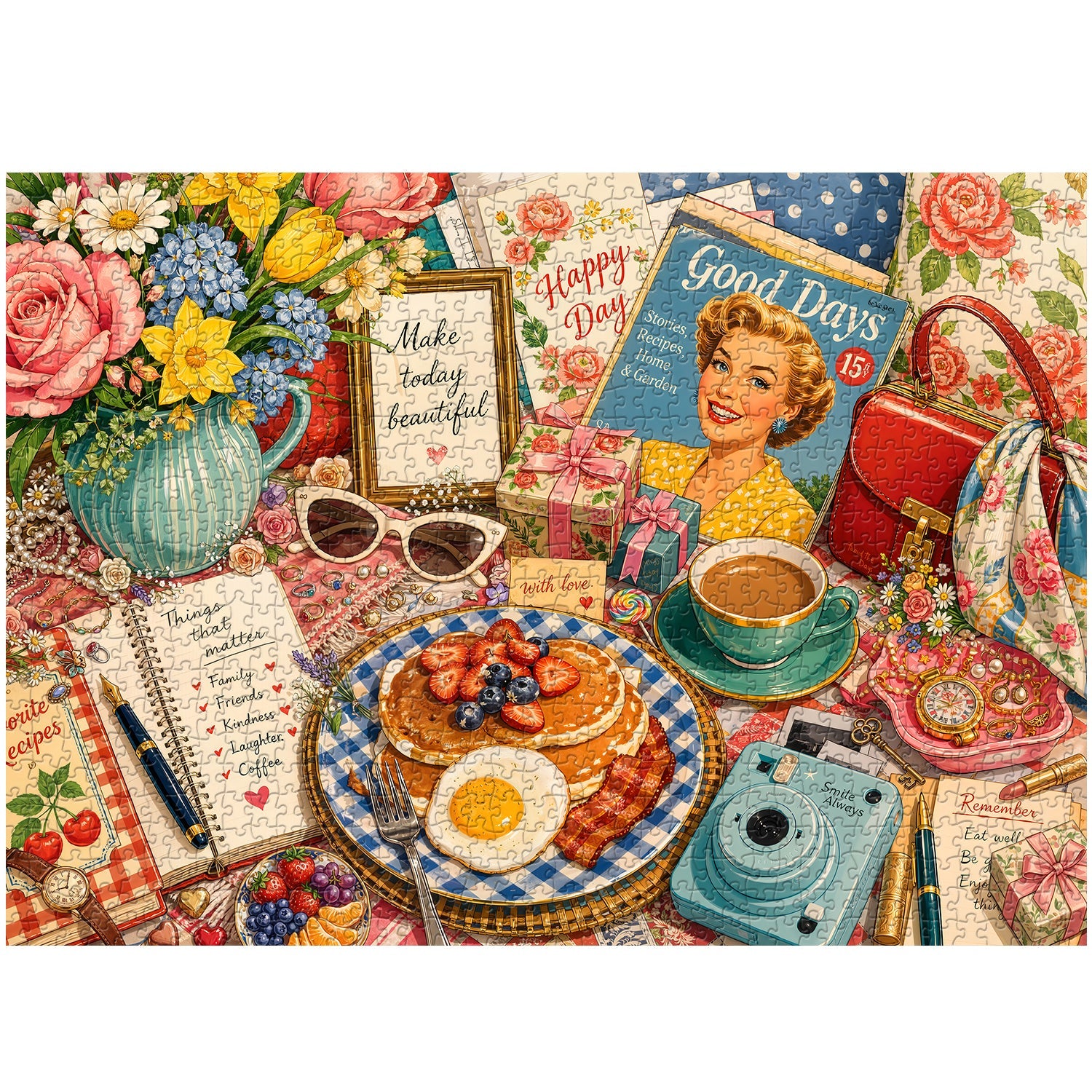 Good Days Breakfast Jigsaw Puzzle 1000 Piece