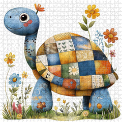 Floral Turtle Jigsaw Puzzle 1000 Pieces