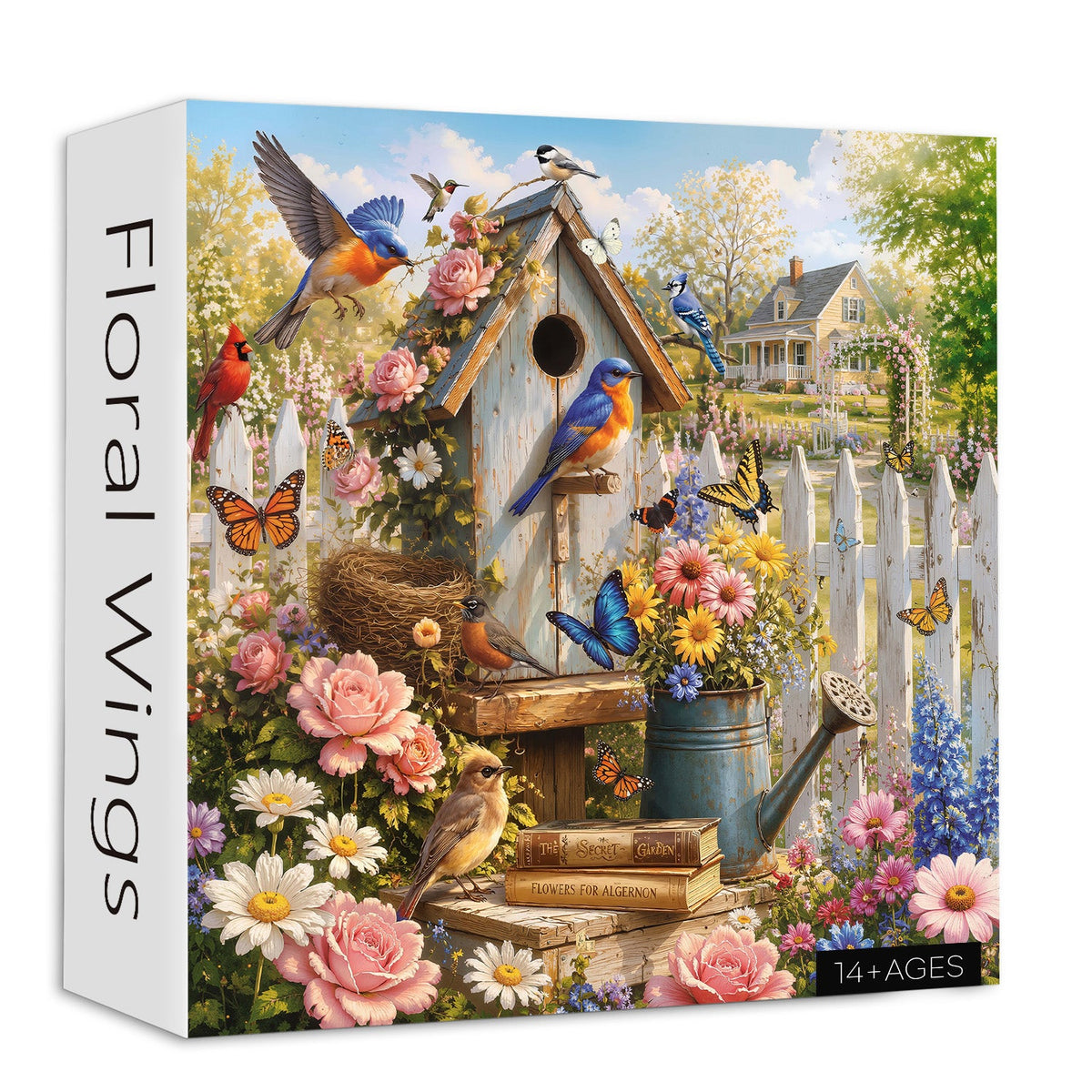 Floral Wings Jigsaw Puzzle 1000 Piece