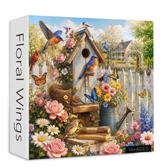 Floral Wings Jigsaw Puzzle 1000 Piece