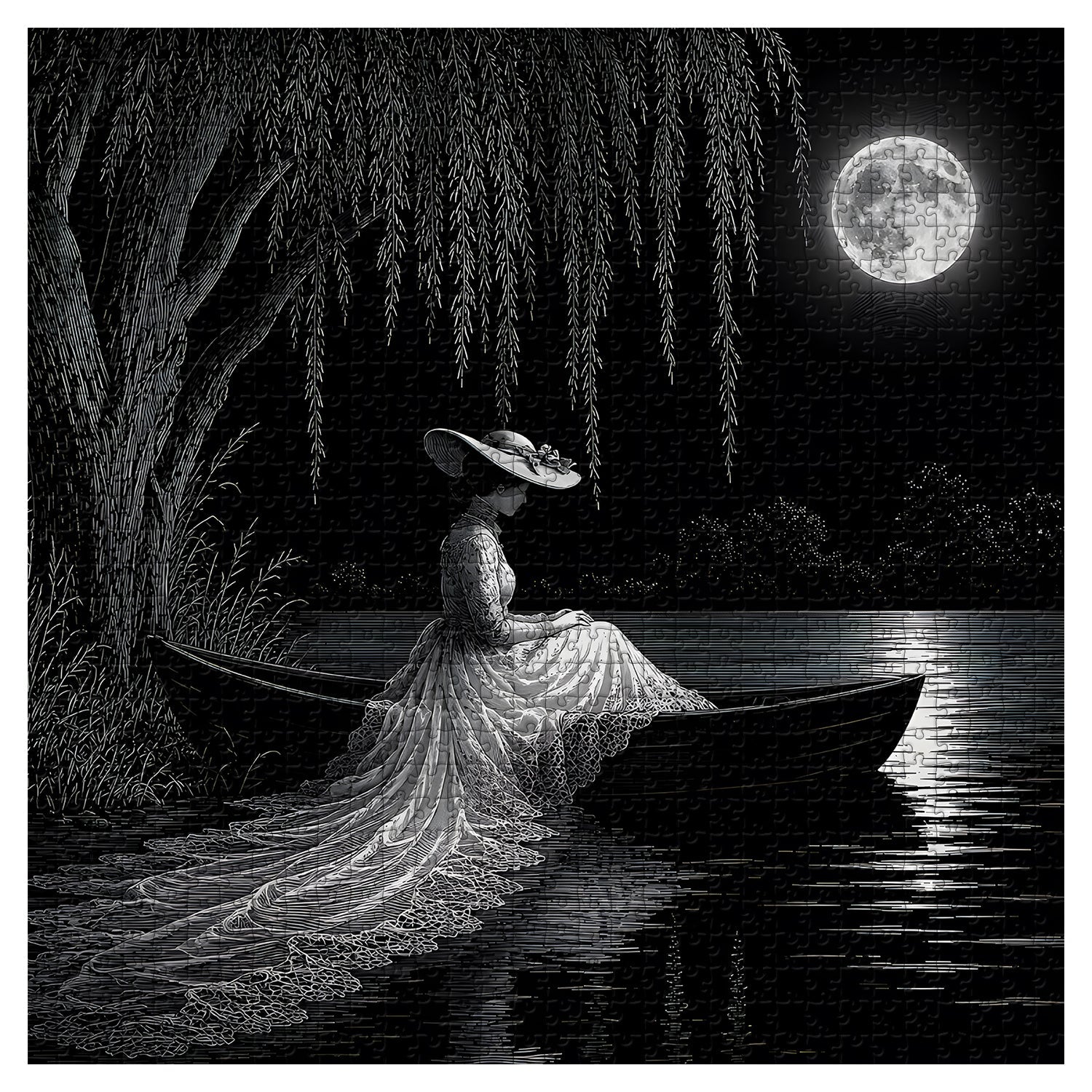 Moonlit Serenity Jigsaw Puzzle 1000 Piece