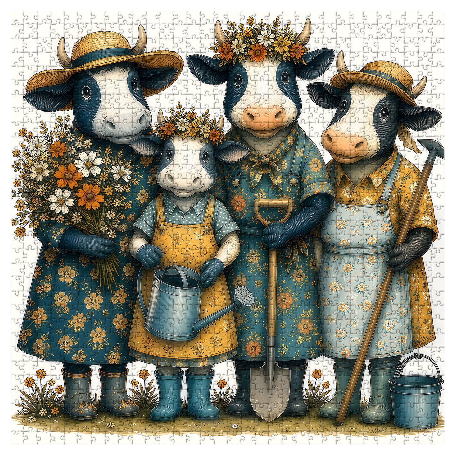 Garden Crew Jigsaw Puzzle 1000 Piece