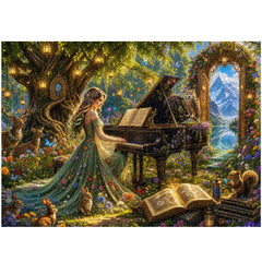 Enchanted Piano Tune Jigsaw Puzzle 1000 Pieces