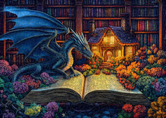Verzaubertes Buch Drachen Puzzle 1000 Teile