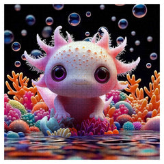 Casse-têtes mignons Axolotl 1000 pièces