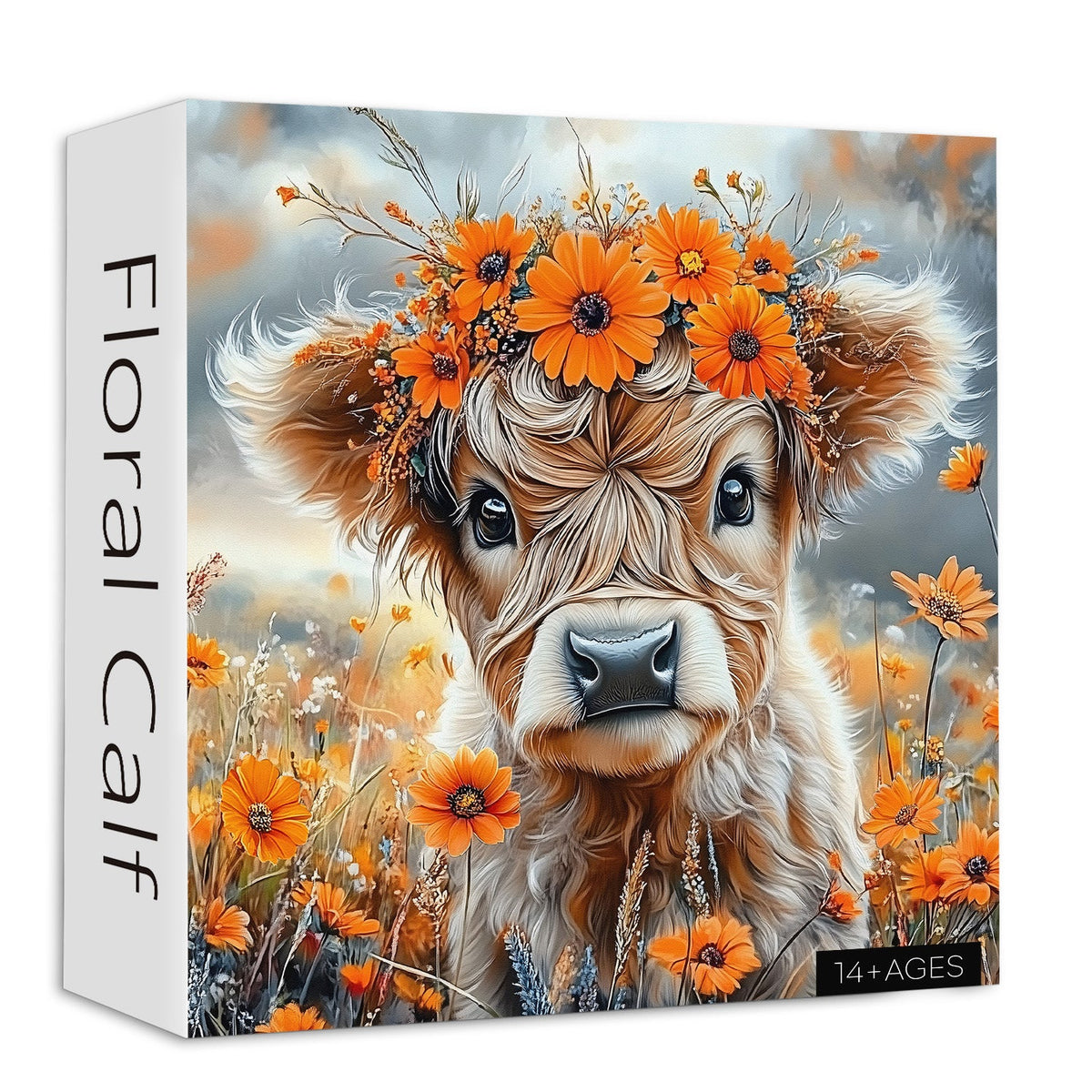 Floral Calf Jigsaw Puzzle 1000 Pieces