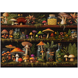 Mushroom Bookshelf Jigsaw Puzzle 1000 Pieces