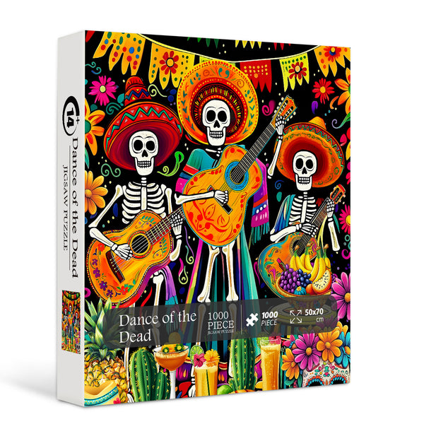 【美品】Dance of the Dead 英語　4枚セット Dance of the Dead Jigsaw Puzzle 1000 Pieces – Fun-Puzzle