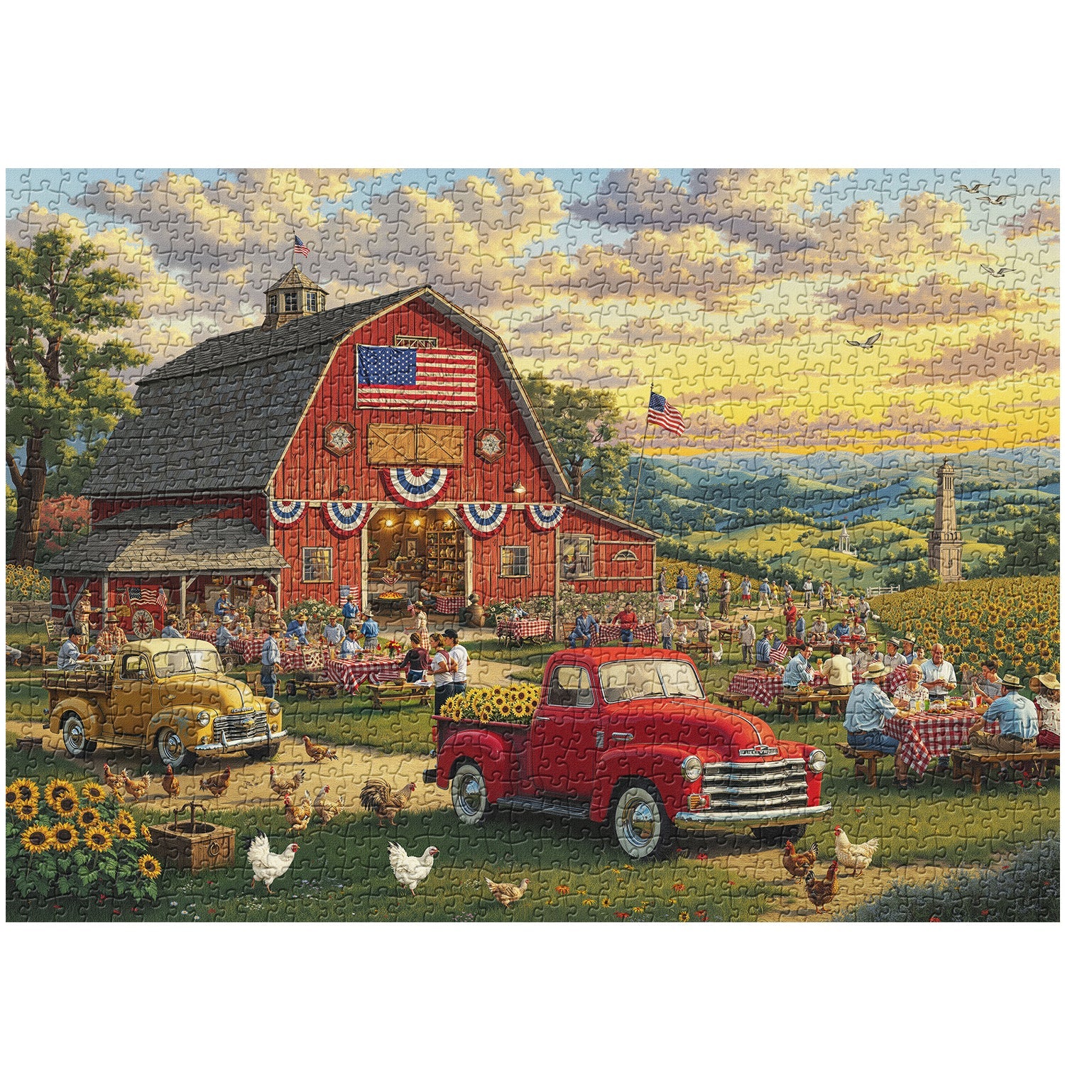 Farmside Freedom Jigsaw Puzzle 1000 Piece