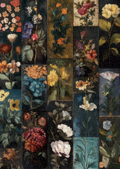 Puzzle de cabinet floral 1000 pièces