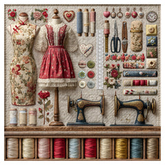 Tailor's Treasures Jigsaw Puzzle 1000 Pieces