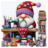 Sewing Gnome Jigsaw Puzzle 1000 Pieces