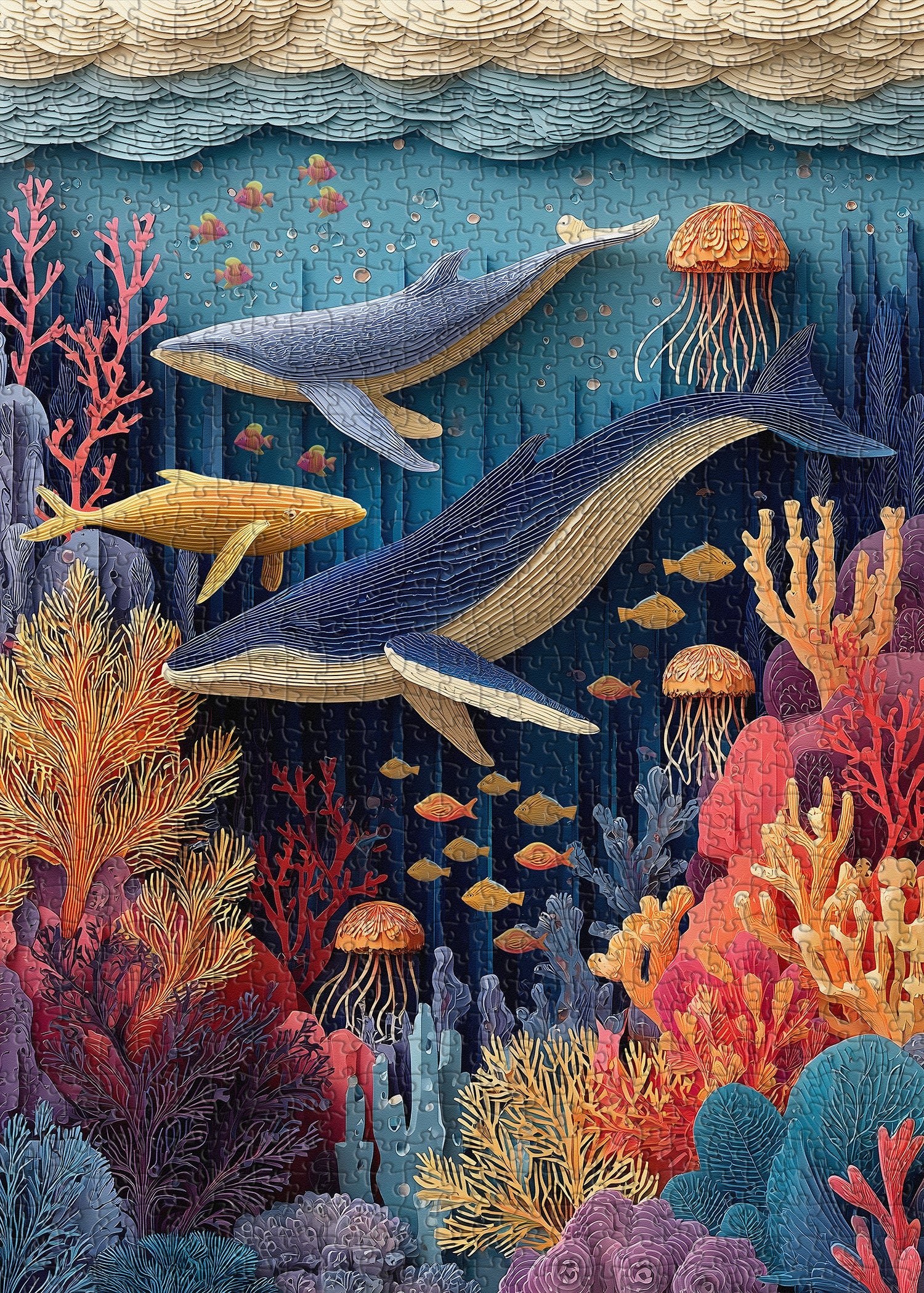 The Layered Sea Jigsaw Puzzle 1000 Pieces