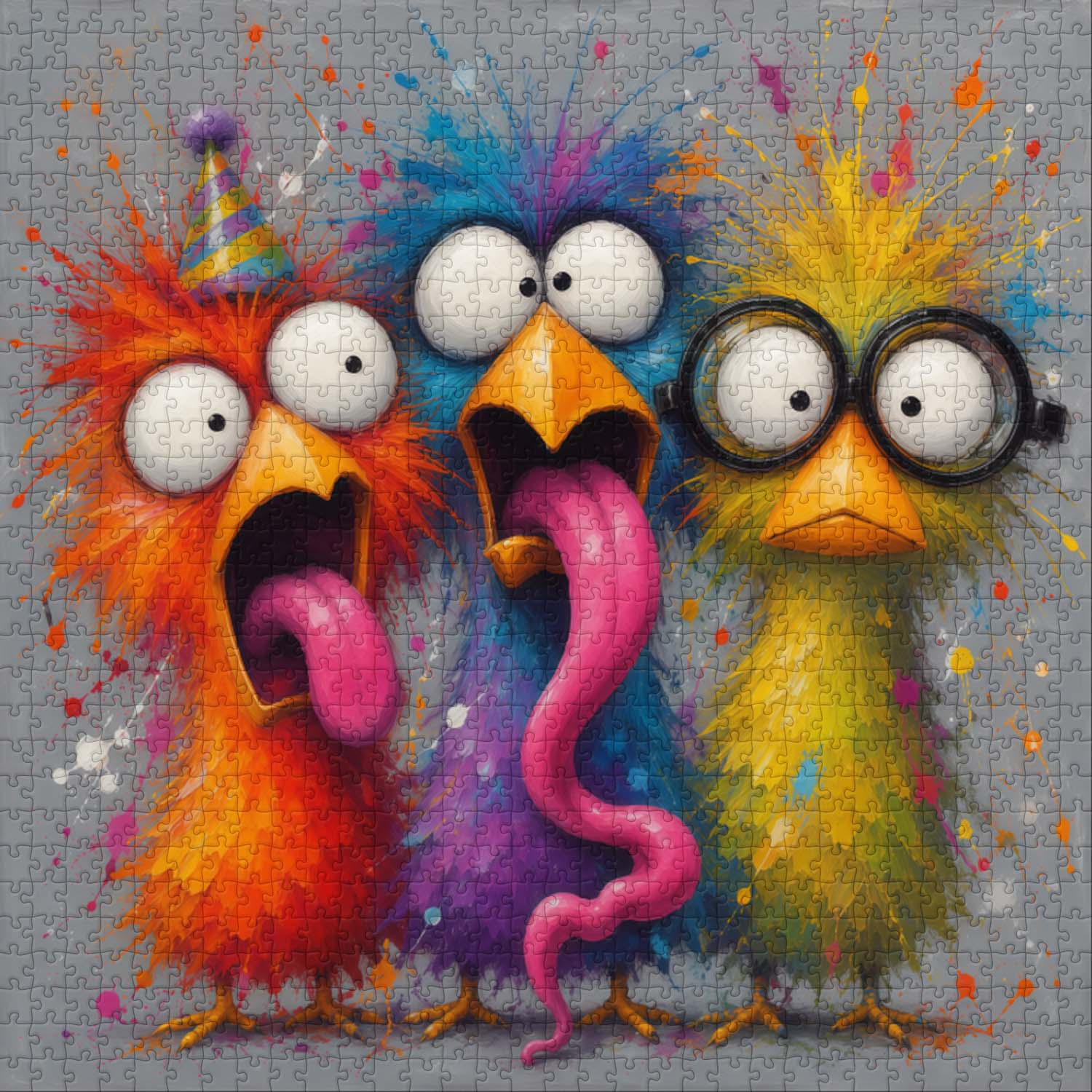 The Silly Trio Jigsaw Puzzle 1000 Piece