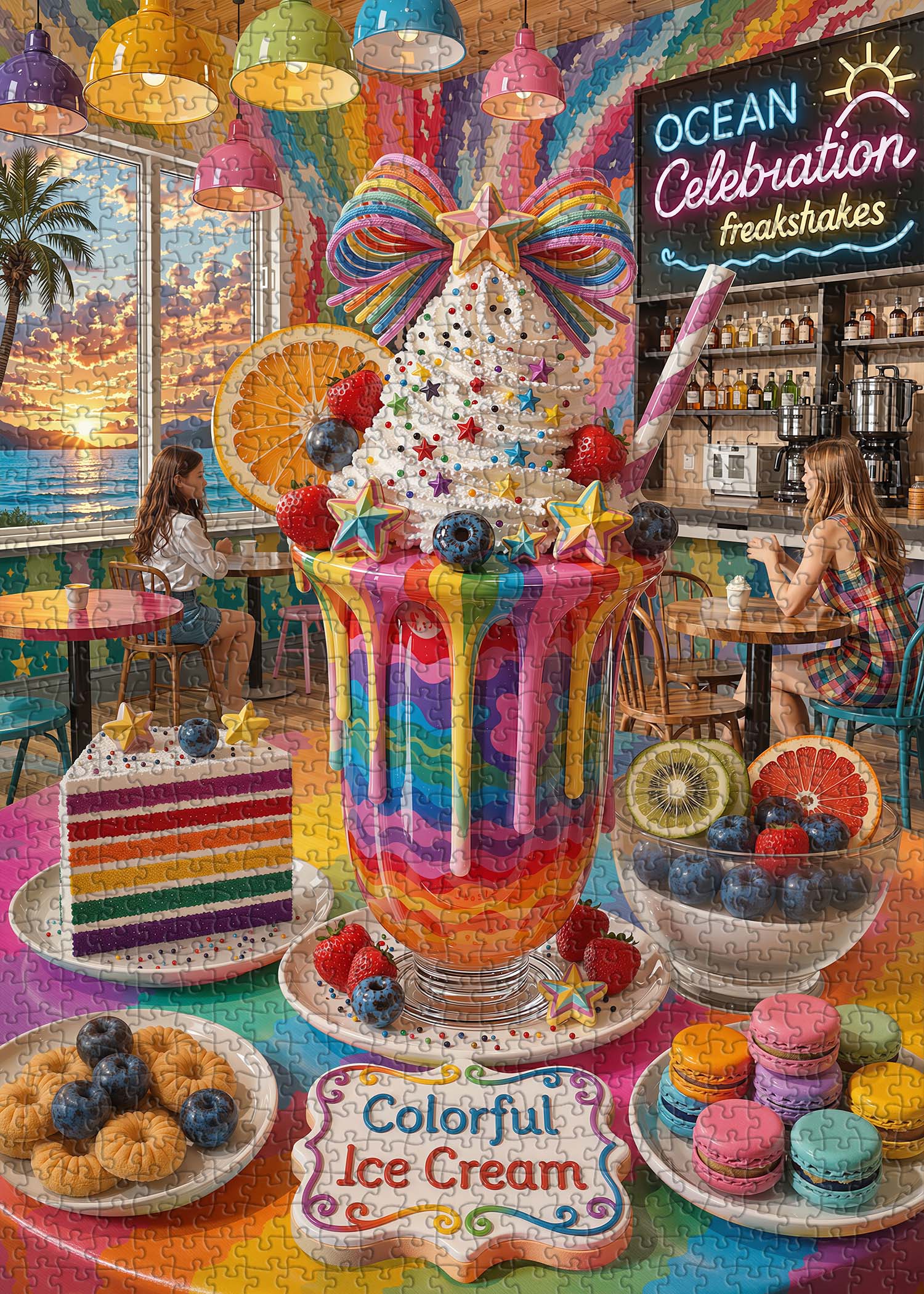 Rainbow Shake Jigsaw Puzzle 1000 Piece