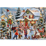 Christmas Snow Scene Jigsaw Puzzle 1000 Pieces