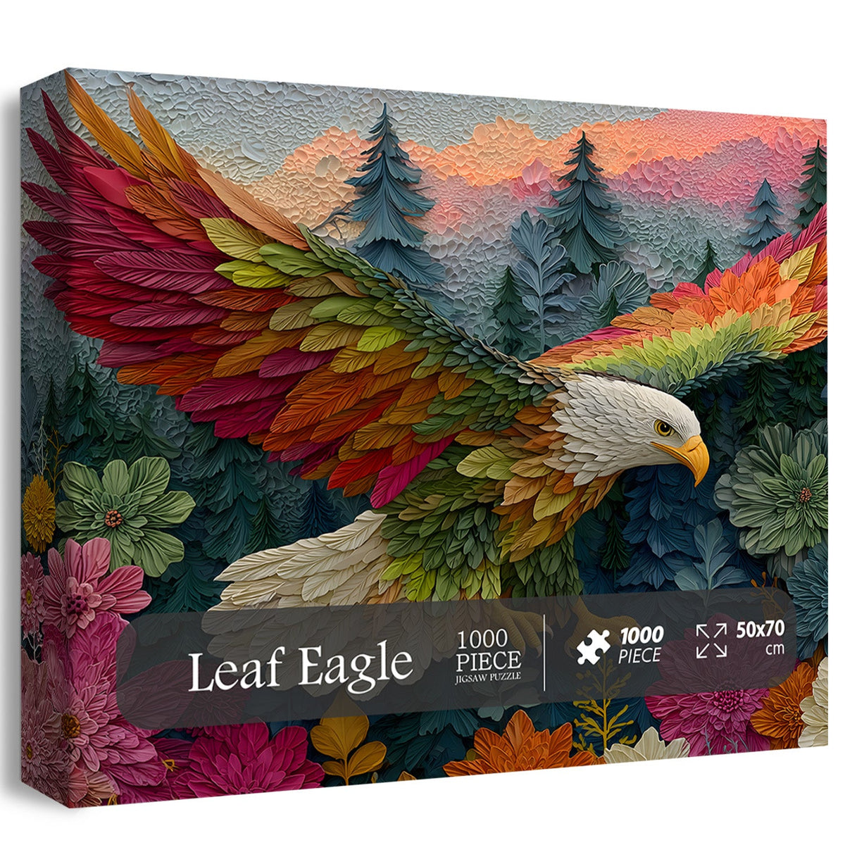 Puzzle en bois Eagle Leaf 1000 pièces
