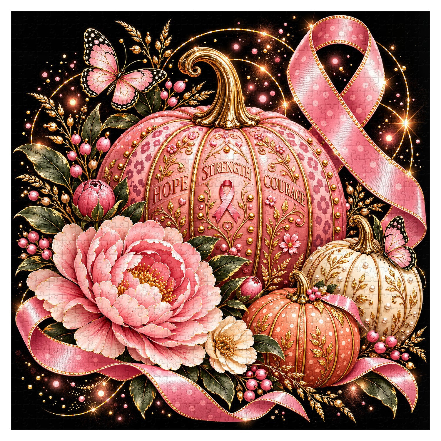 Pink Hope Jigsaw Puzzle 1000 Pieces