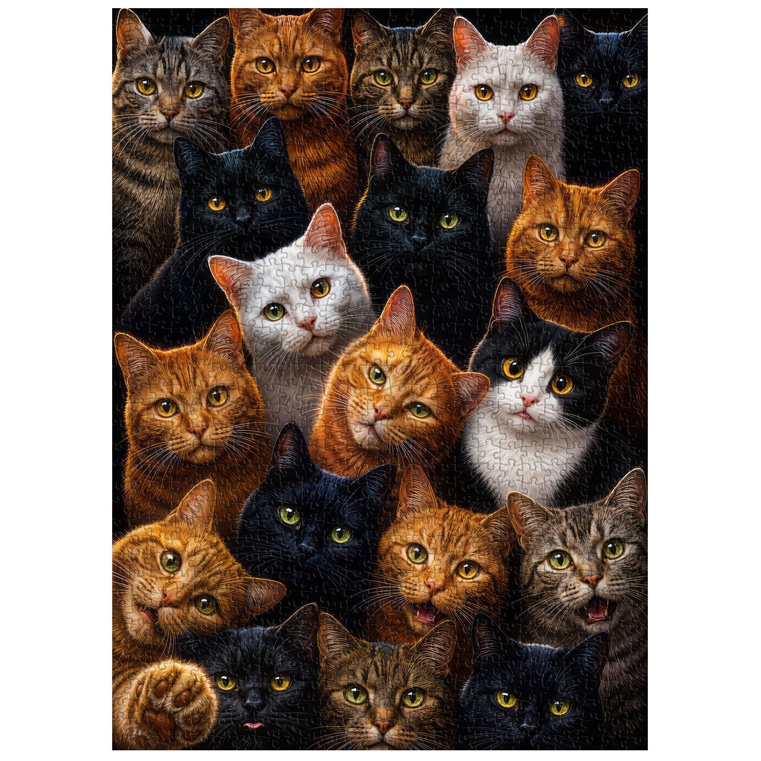 The Cat Army Jigsaw Puzzle 1000 Piece