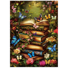 Books in Bloom Jigsaw Puzzles 1000 Pieces