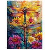 Colorful Dragonfly Jigsaw Puzzles 1000 Pieces