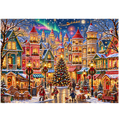 Aurora Holiday Village Jigsaw Puzzle 1000 Pieces