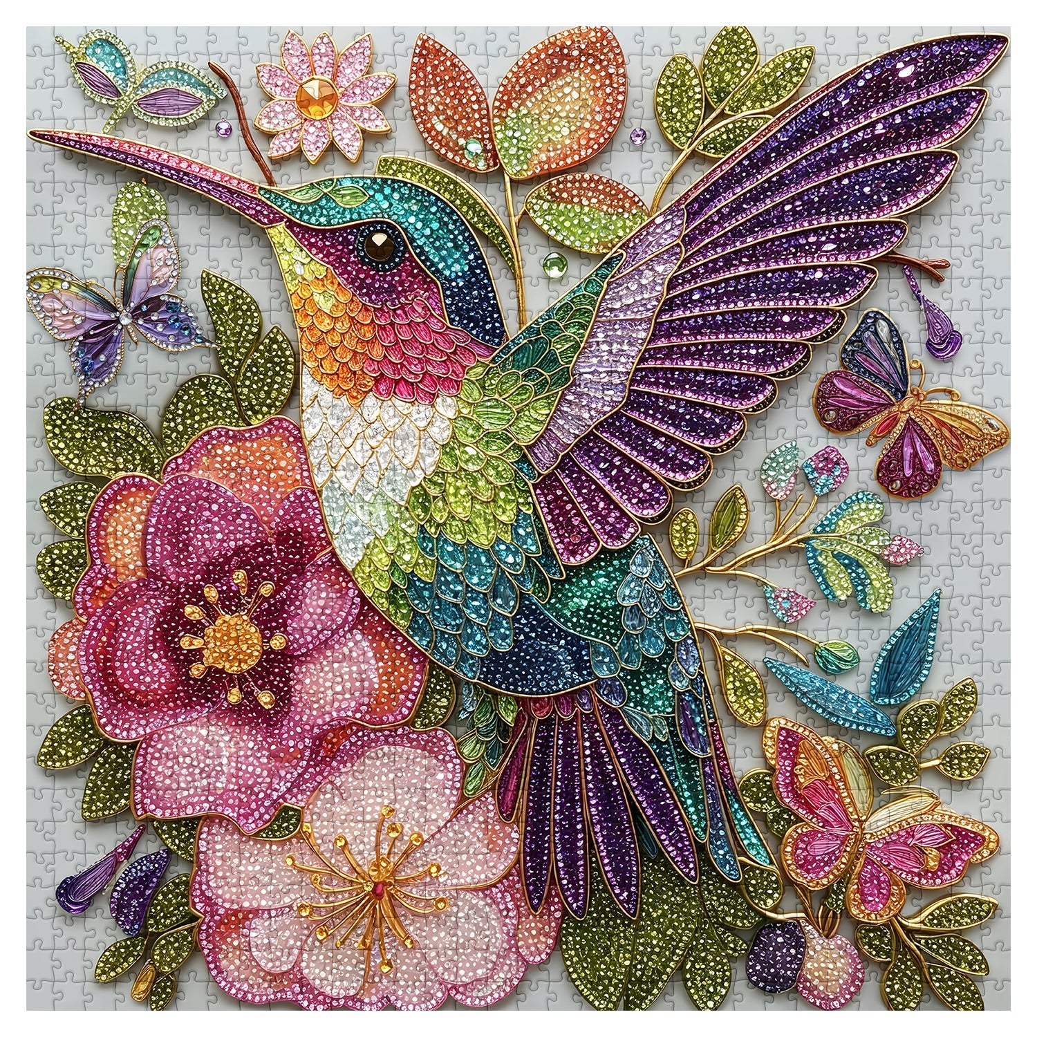 Puzzle de 1000 pièces Colibri gemme