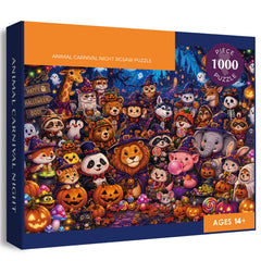 Animal Carnival Night Jigsaw Puzzle 1000 Piece
