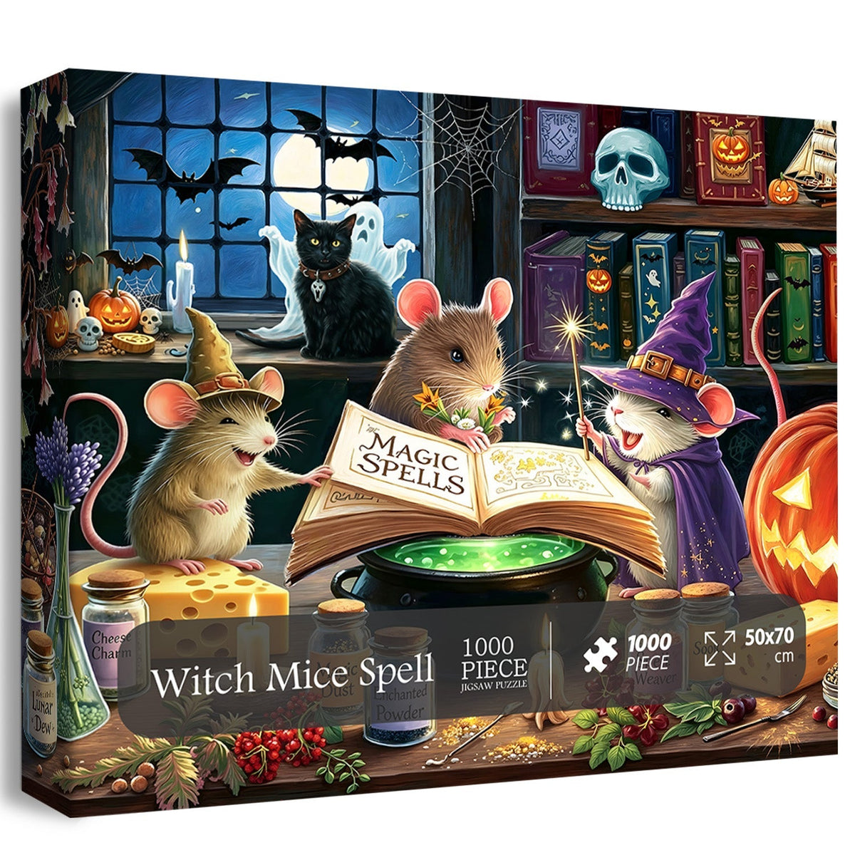 Witch Mice Spell Jigsaw Puzzle 1000 Pieces