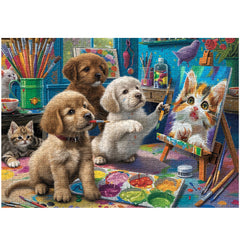 Cute Pet Art StudioJigsaw Puzzle 1000 Pieces