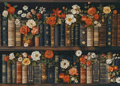 Flowers and Books Jigsaw Puzzles 1000 Piece