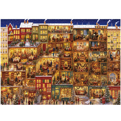 Starry Snow Town Jigsaw Puzzle 1000 Piece