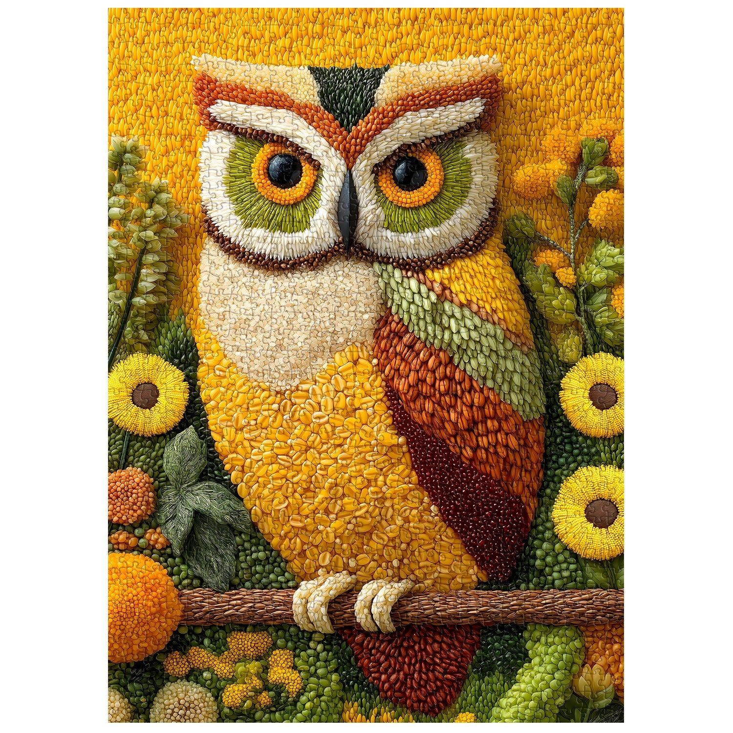 Grain Owl Puzzle 1000 pièces