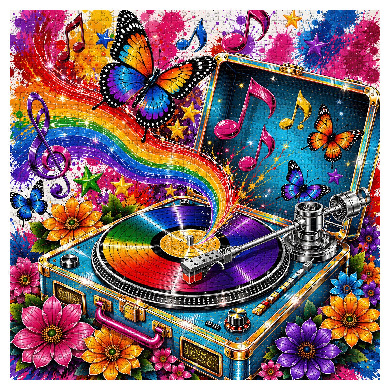 Rainbow Melody Jigsaw Puzzle 1000 Piece