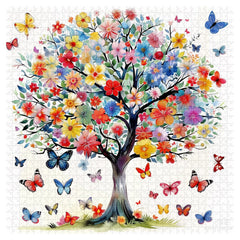 Gorgeous Butterfly Tree Jigsaw Puzzles 1000 Pieces