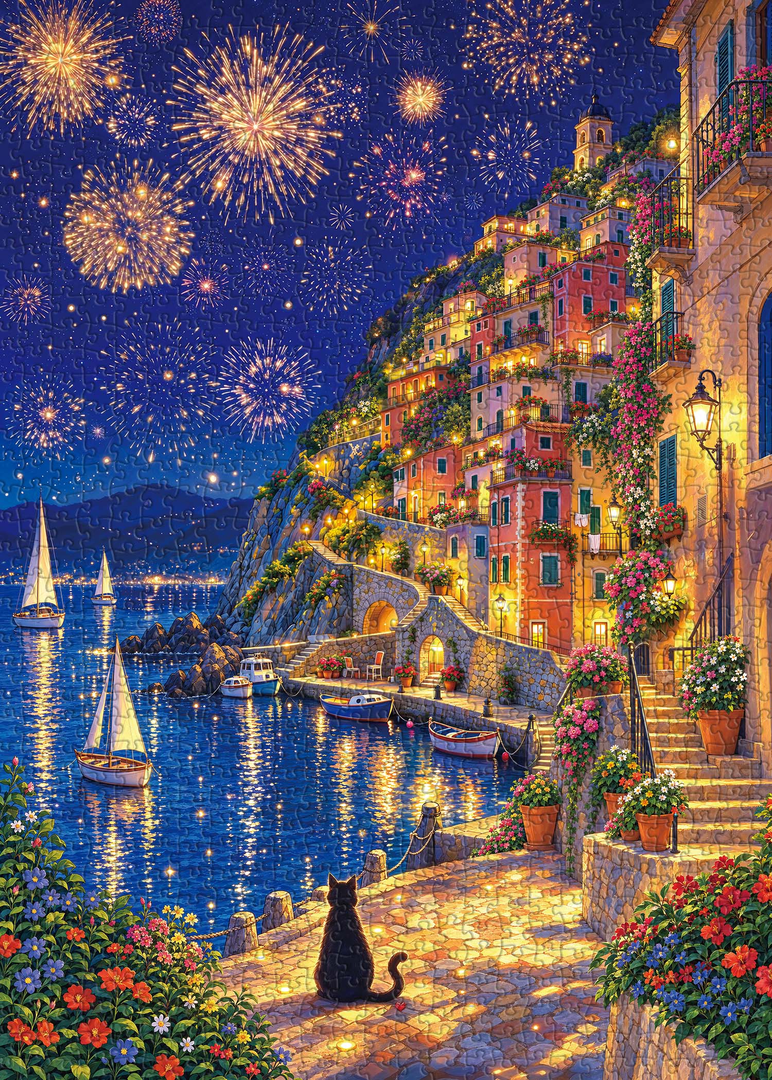 Night in Bloom Jigsaw Puzzle 1000 Pieces