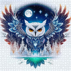 Blue Owl Jigsaw Puzzle 1000 Pieces