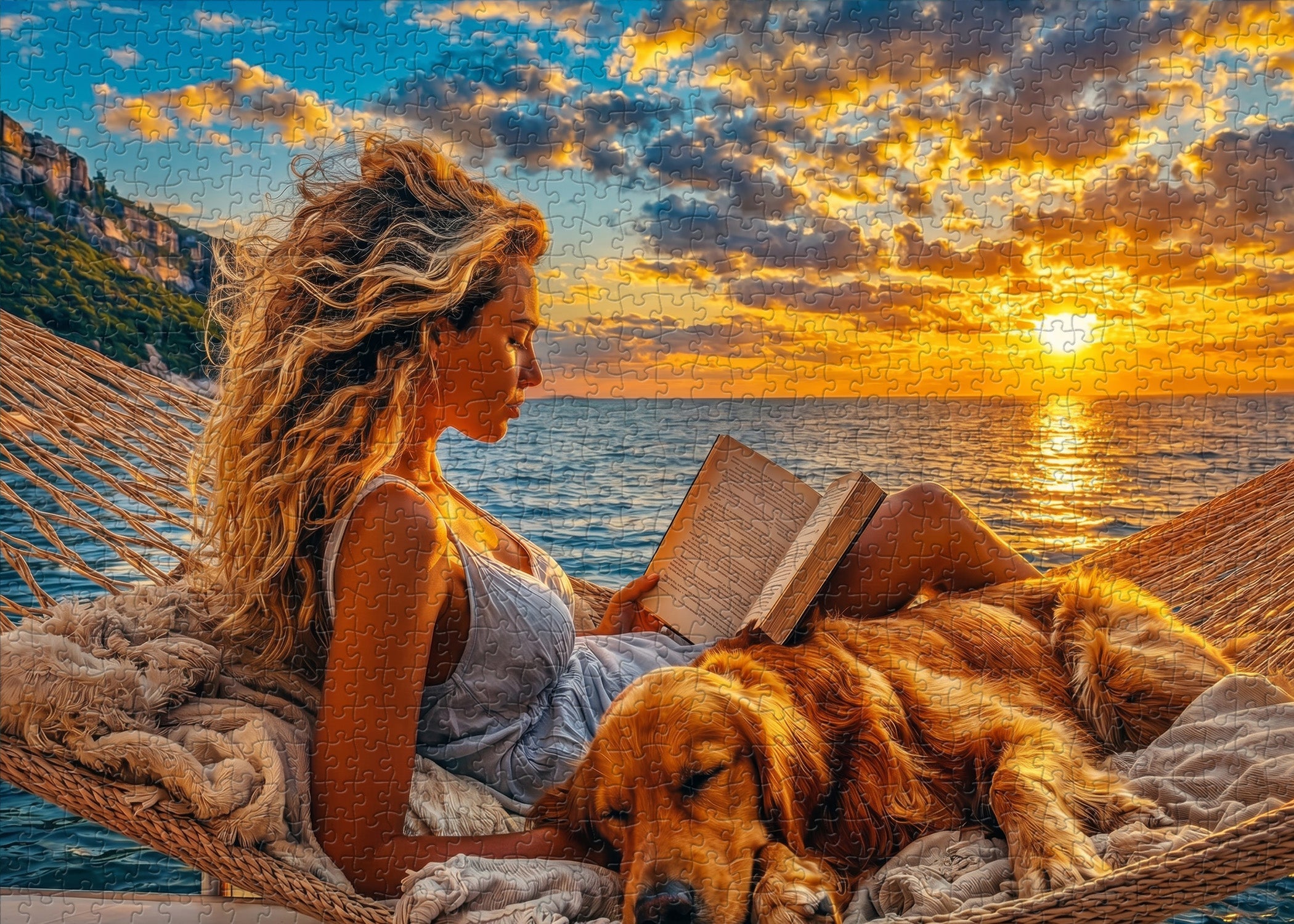 Beach Read Jigsaw Puzzle 1000 Pieces