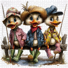 Duck Parade Jigsaw Puzzle 1000 Pieces