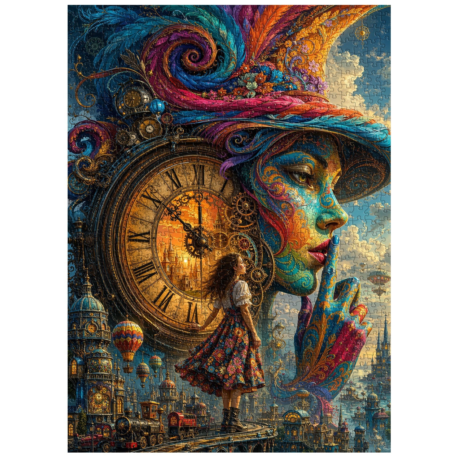 Guardians of the Steam Nation Jigsaw Puzzle 1000 Pieces