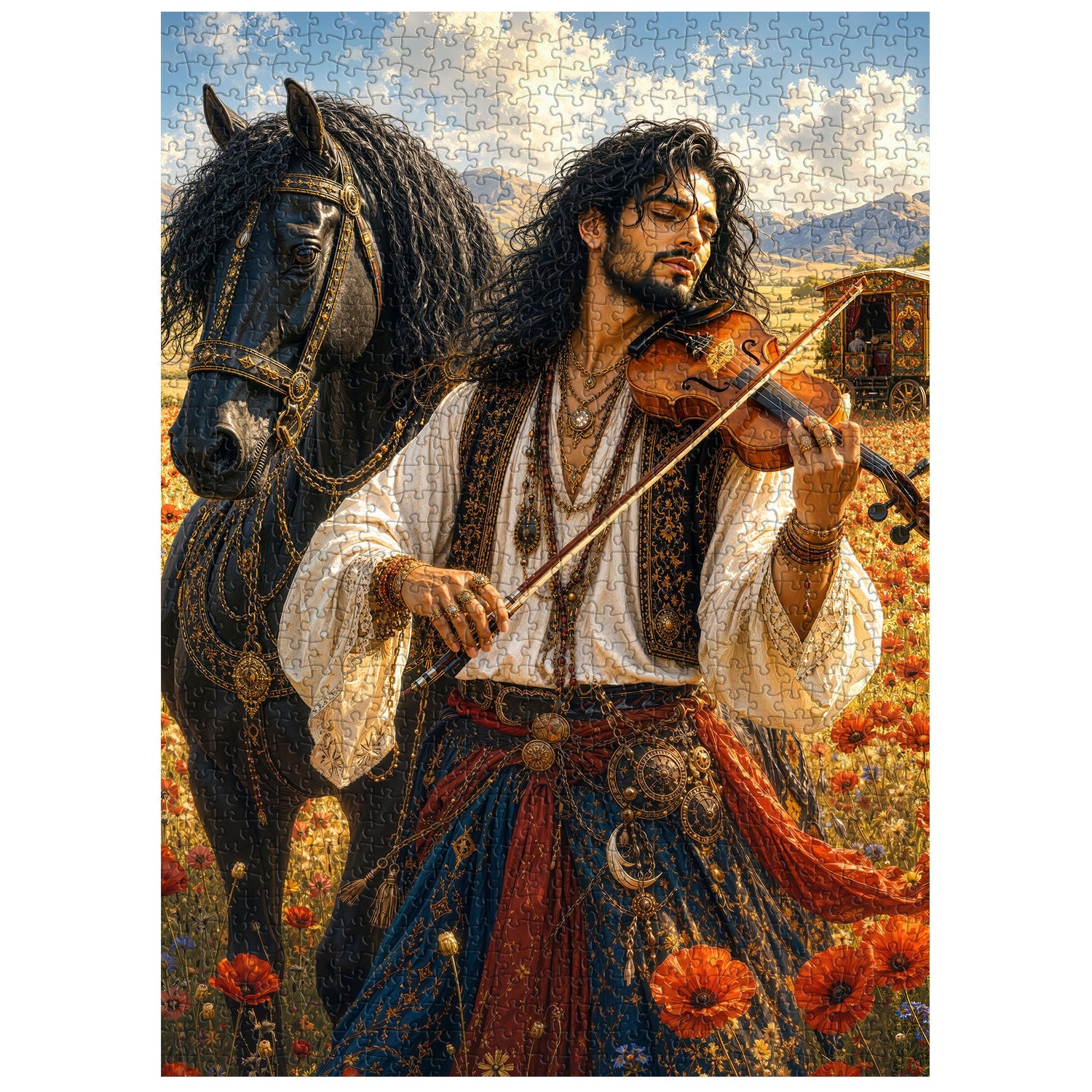 Nomad Fiddler Jigsaw Puzzle 1000 Piece