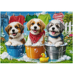 Bubble Puppies Jigsaw Puzzle 1000 Piece